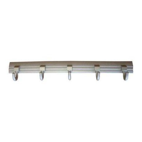 věšák BRUNO 371mm Al pětiháček